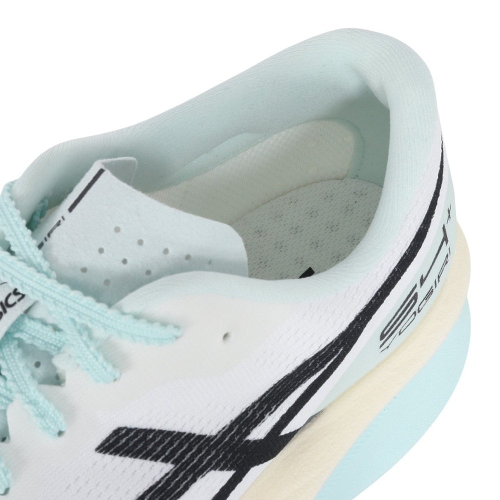 アシックス（ASICS）（メンズ、レディース）ランニングシューズ S4+ YOGIRI ホワイト ブラック 1013A158.100 スニーカー 部活 軽量