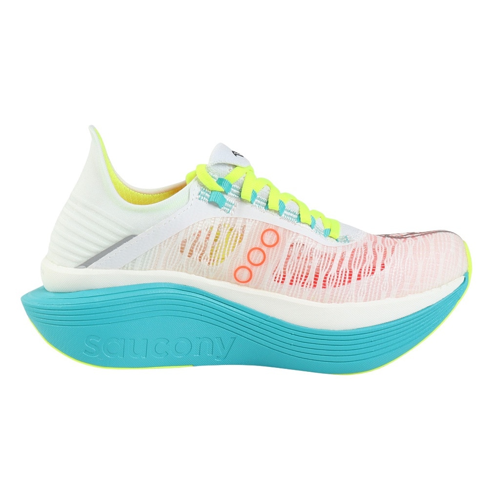 サッカニー（SAUCONY）（メンズ、レディース）ランニングシューズ トレーニングシューズ 部活 エンドルフィン エリート 2 S30994-97 WHT/MUTANT