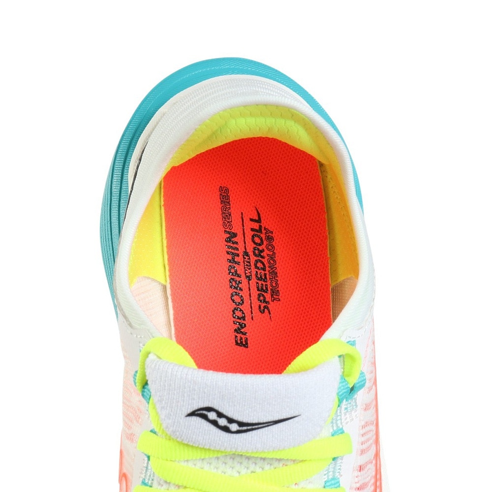 サッカニー（SAUCONY）（メンズ、レディース）ランニングシューズ トレーニングシューズ 部活 エンドルフィン エリート 2 S30994-97 WHT/MUTANT