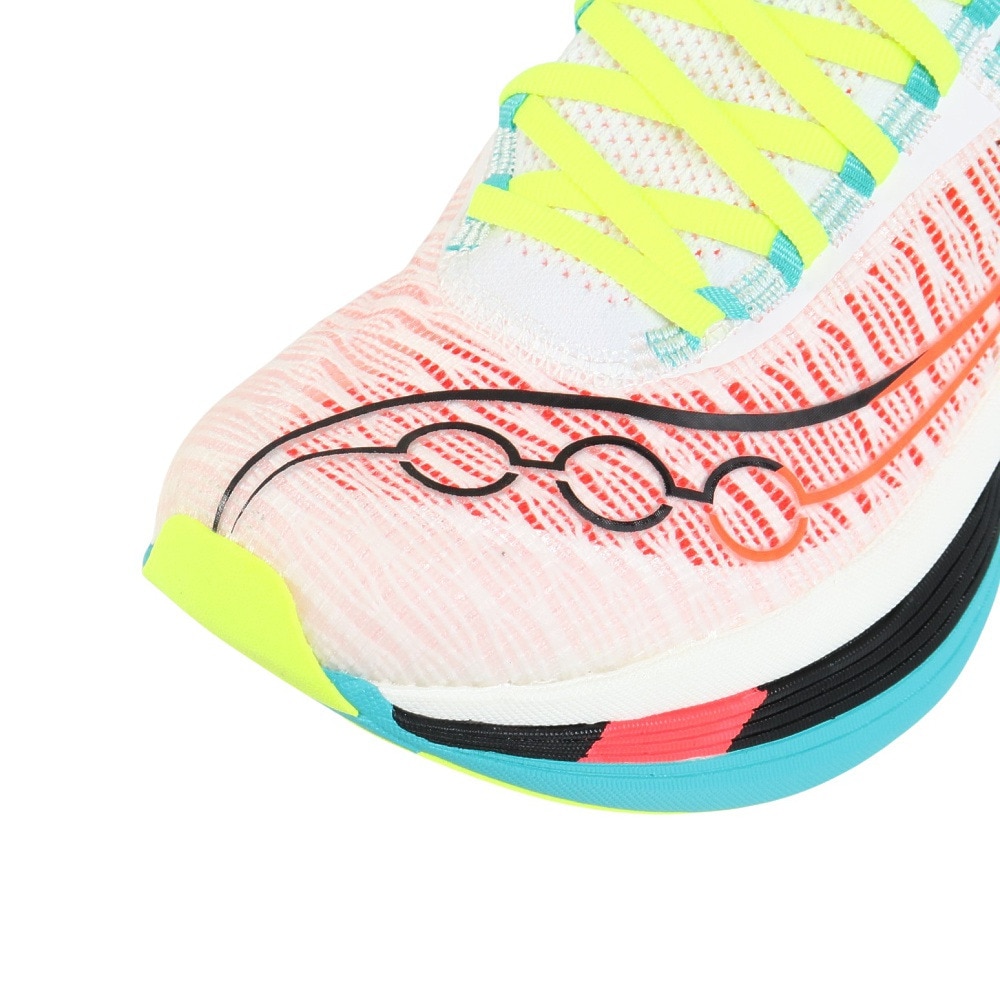 サッカニー（SAUCONY）（メンズ、レディース）ランニングシューズ トレーニングシューズ 部活 エンドルフィン エリート 2 S30994-97 WHT/MUTANT