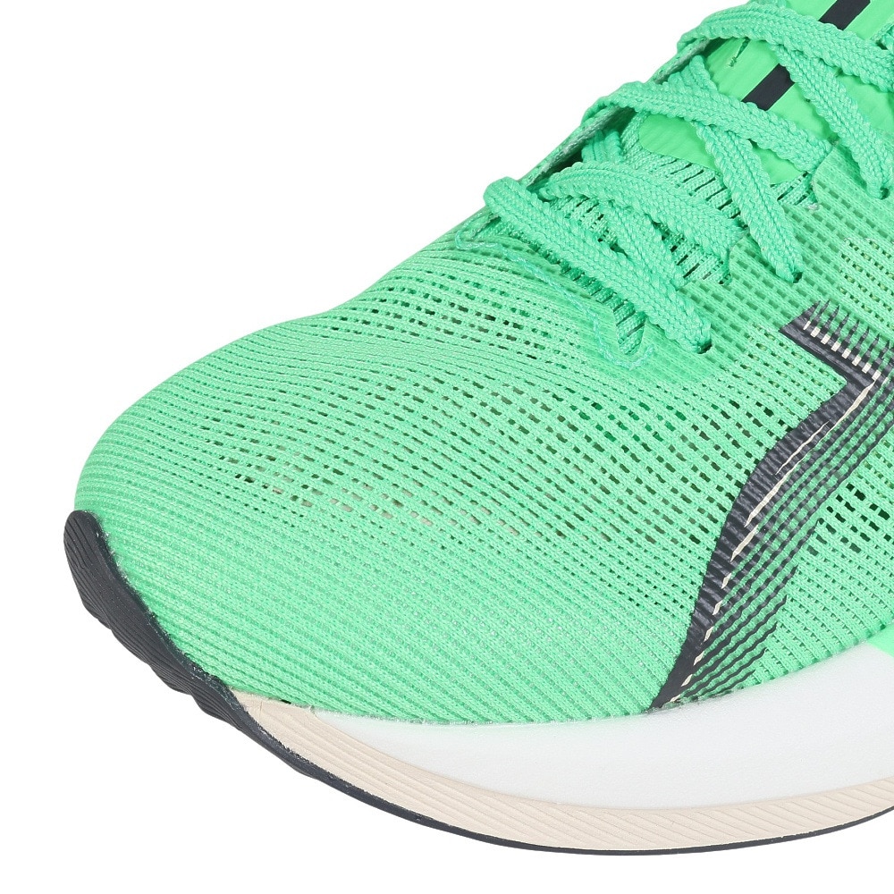 アシックス（ASICS）（メンズ、レディース）ランニングシューズ トレーニングシューズ 部活 マジックスピード 5 グリーン ブラック 1013A183.300