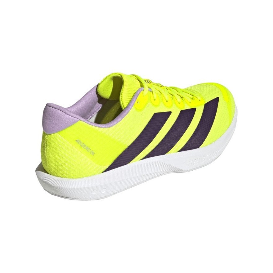 アディダス（adidas）（メンズ、レディース）ランニングシューズ トレーニングシューズ 部活 アディゼロ BK フラッシュイエロー NSV99-JQ1676 スポーツ シューズ