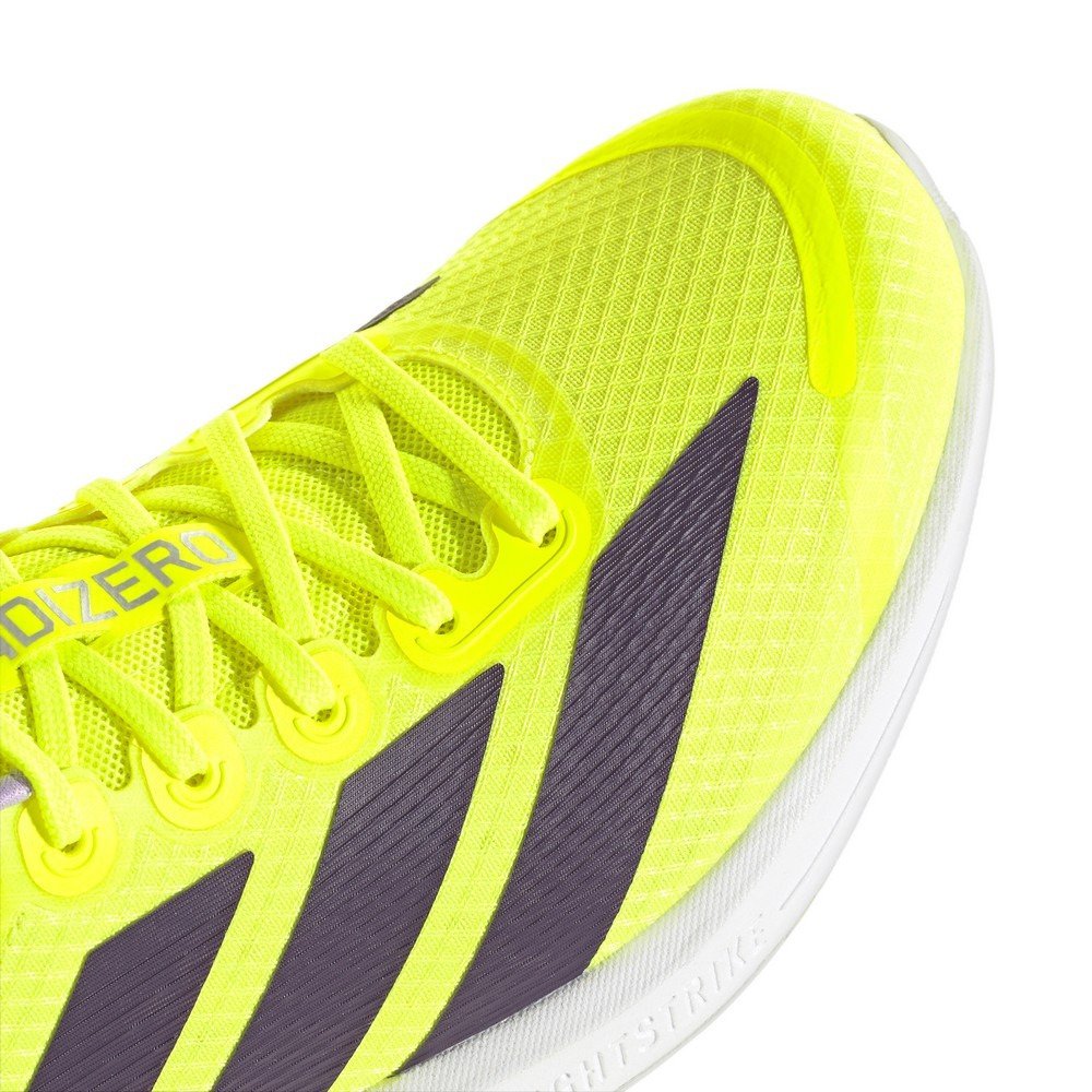 アディダス（adidas）（メンズ、レディース）ランニングシューズ トレーニングシューズ 部活 アディゼロ BK フラッシュイエロー NSV99-JQ1676 スポーツ シューズ