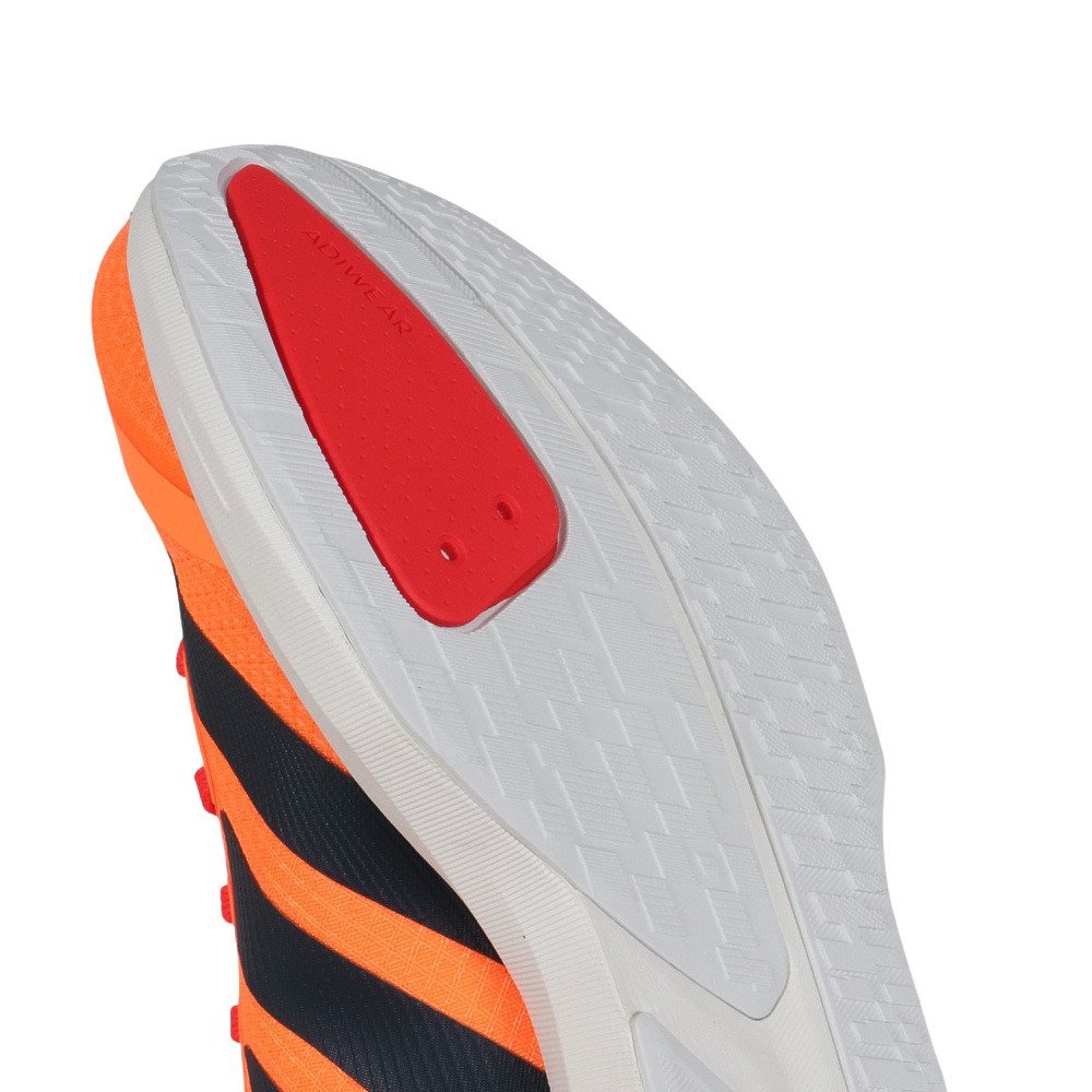 アディダス（adidas）（メンズ、レディース）ランニングシューズ トレーニングシューズ 部活 アディゼロ BK ランニング オレンジ NSV99-JQ1678 スポーツシューズ
