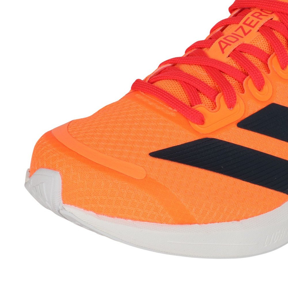アディダス（adidas）（メンズ、レディース）ランニングシューズ トレーニングシューズ 部活 アディゼロ BK ランニング オレンジ NSV99-JQ1678 スポーツシューズ