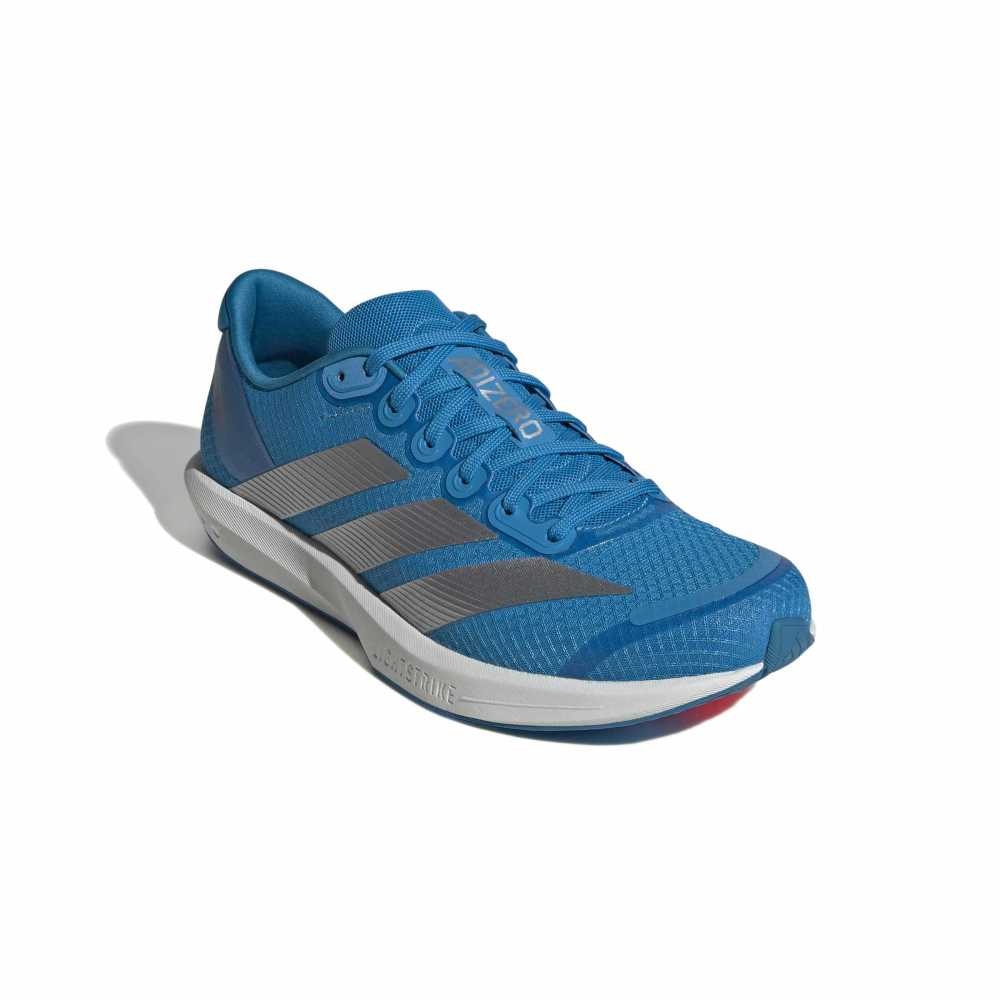アディダス（adidas）（メンズ、レディース）ランニングシューズ トレーニングシューズ 部活 アディゼロ BK ブルーグレー NSV99-JQ1679