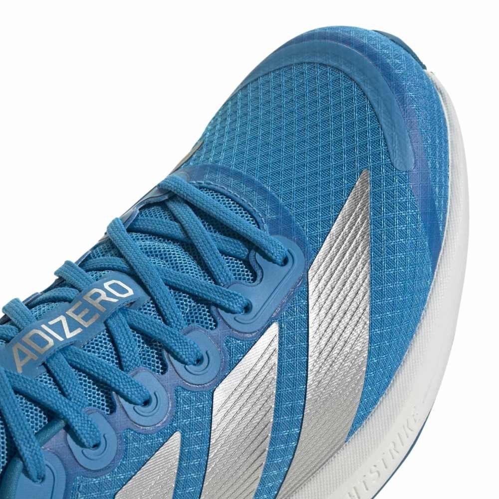アディダス（adidas）（メンズ、レディース）ランニングシューズ トレーニングシューズ 部活 アディゼロ BK ブルーグレー NSV99-JQ1679