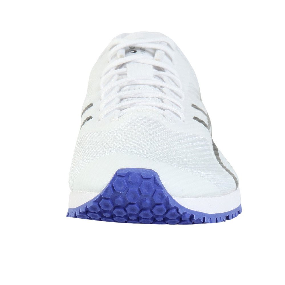 ASICS ホワイト/ブルー シューズ アシックス（ASICS）（メンズ、レディース）ランニングシューズ