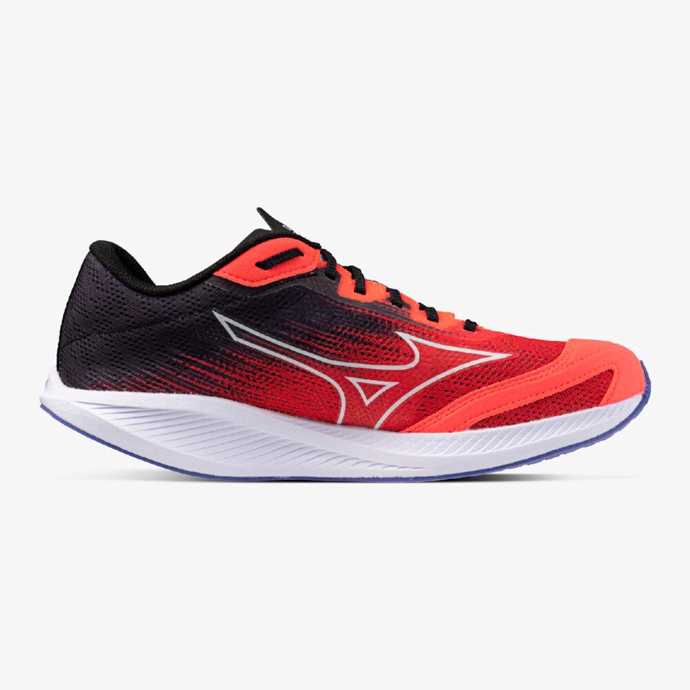 ら*そ様 ミズノ/エンジン トレーニングシューズ レッド/ブラック/ウェーブデュ ミズノ（MIZUNO）（メンズ、レディース）ランニングシューズ