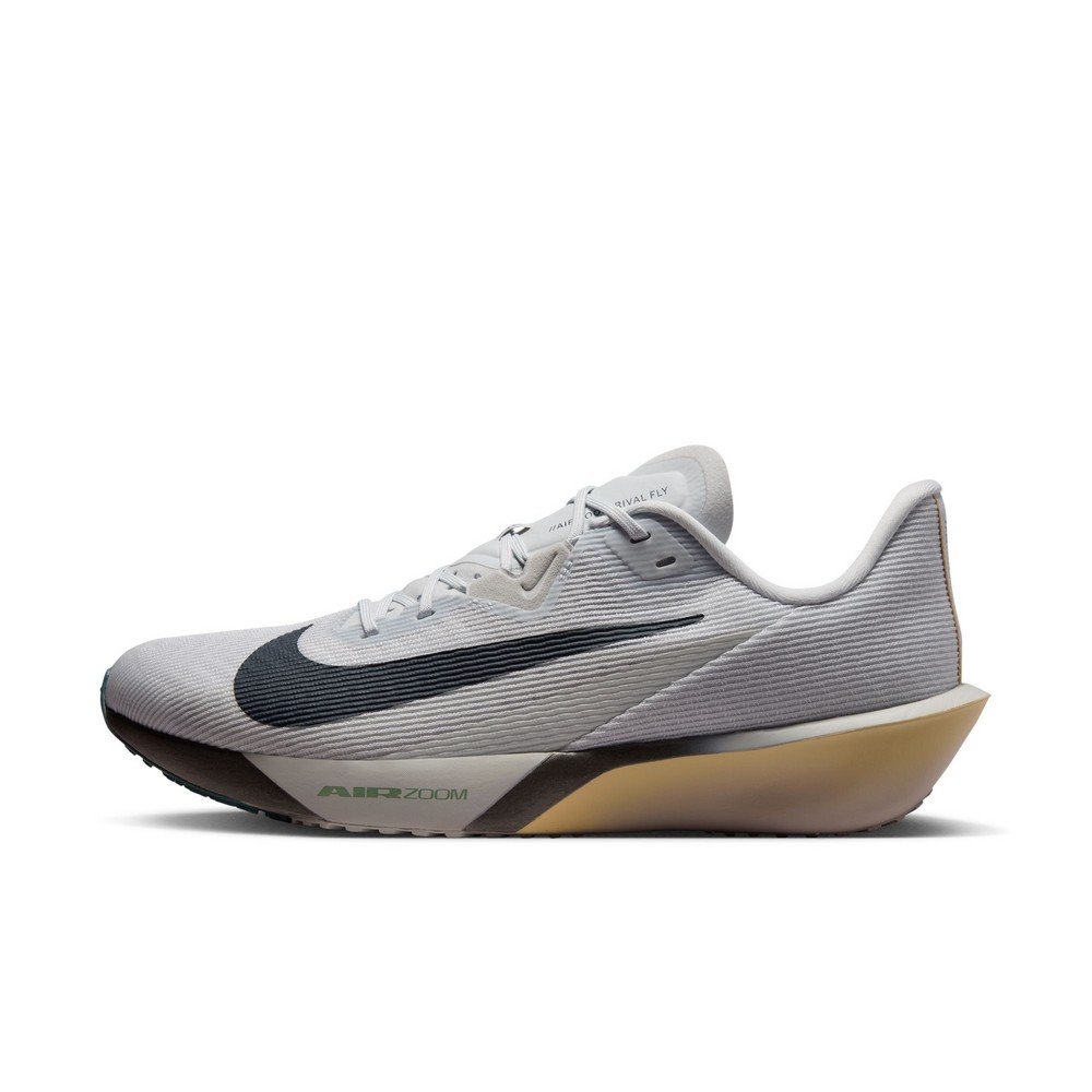 ナイキ（NIKE）（メンズ、レディース）ロード レーシングシューズ ズーム ライバル フライ 4 ライトグレー FV6040-004 ランニングシューズ レース トレーニング