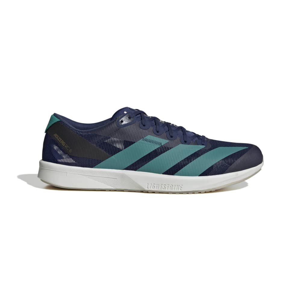 アディダス（adidas）（メンズ、レディース）ランニングシューズ トレーニングシューズ 部活 アディゼロ RC 6 ライトストライク ネイビー グリーン ONE69-KH8885 トレーニング