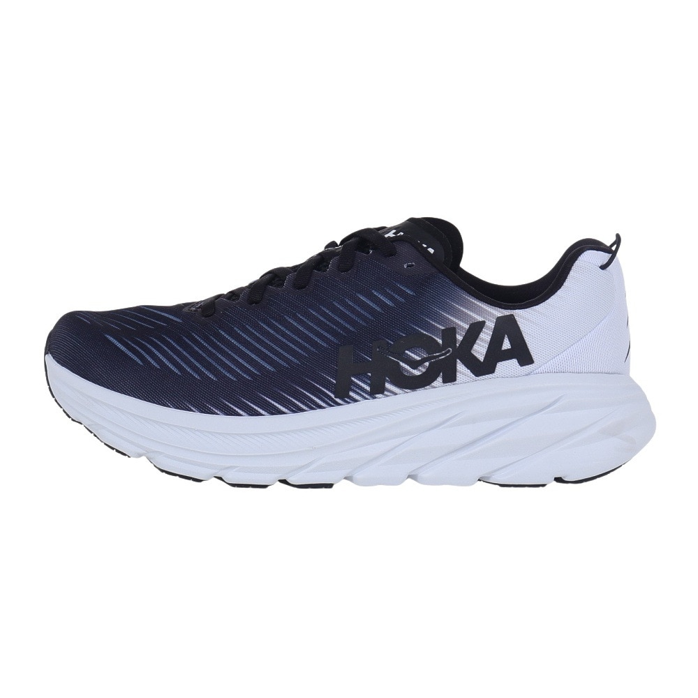 ホカ（HOKA）（メンズ）ランニングシューズ リンコン3 ワイド ブラック ホワイト 1121370-BWHT スニーカー ジョギング ウォーキング 軽量