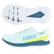 ホカ（HOKA）（メンズ）ランニングシューズ マッハ 4 ミント 1113528-BGEPR スニーカー 厚底 プレート 軽量 ジョギング トレーニング 部活