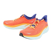 ホカ（HOKA）（メンズ）ランニングシューズ クリフトン8 オレンジ レギュラー 1119393-FBLN スニーカー 厚底 プレート ジョギング トレーニング 部活