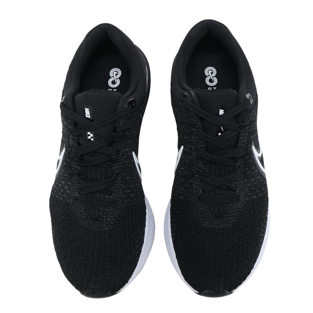 ナイキ（NIKE）（メンズ）ランニングシューズ リアクト インフィニティ ラン フライニット 3 ブラック DH5392-001 スニーカー トレーニング マラソン 部活