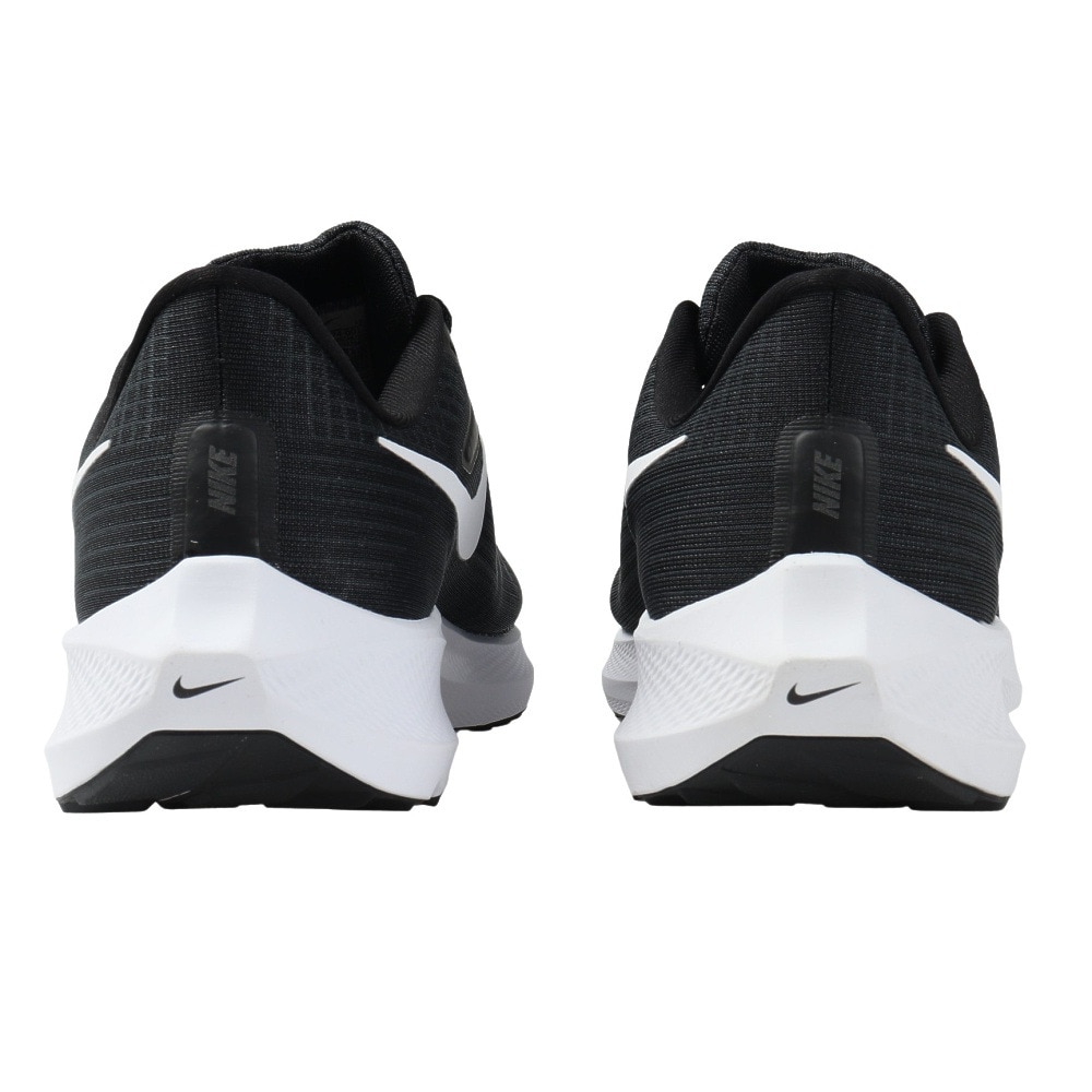 ナイキ（NIKE）（メンズ）ランニングシューズ エア ズーム ペガサス 39 4E ブラック DM0174-001 スニーカー 厚底 プレート ジョギング 幅広 軽量 駅伝 部活