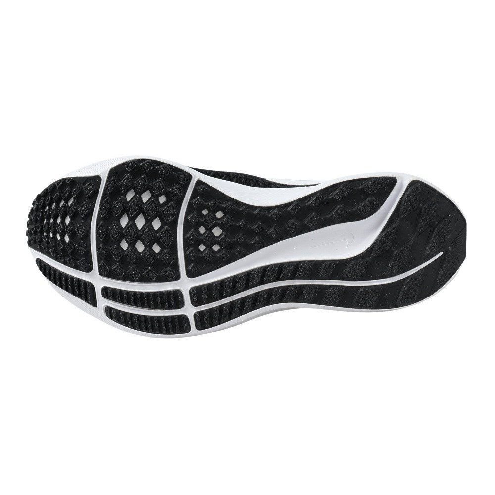 ナイキ（NIKE）（メンズ）ランニングシューズ エア ズーム ペガサス 39 4E ブラック DM0174-001 スニーカー 厚底 プレート ジョギング 幅広 軽量 駅伝 部活