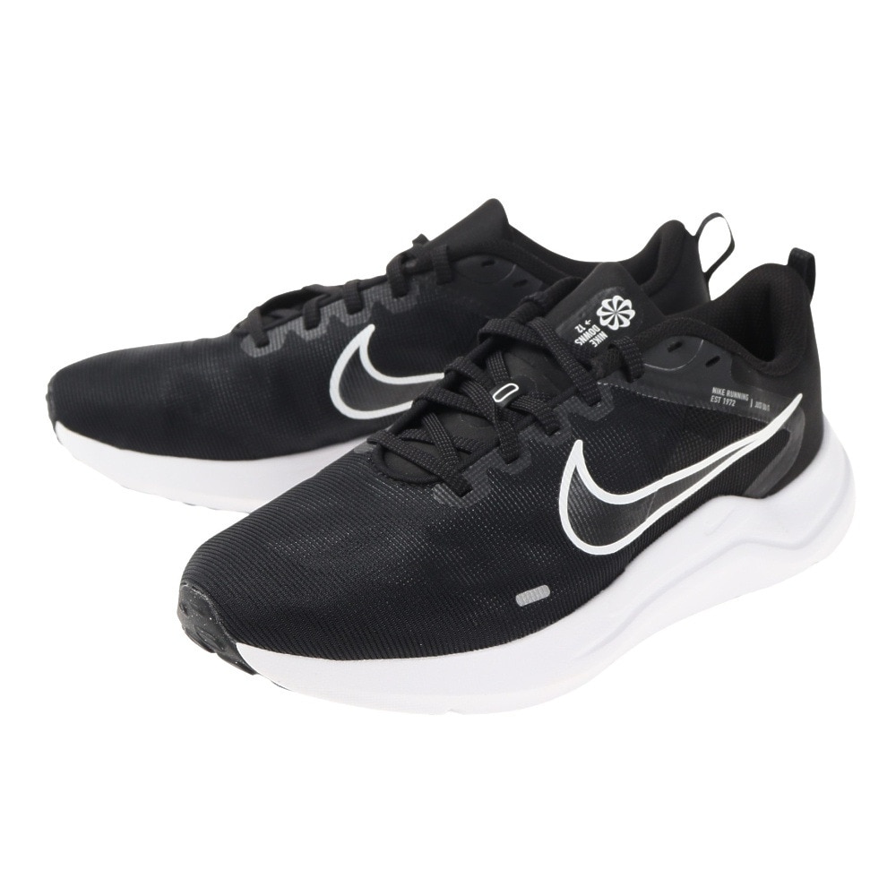 ナイキ（NIKE）（メンズ）ランニングシューズ メンズ ダウンシフター 12 ブラック DD9293-001 スニーカー ジョギング トレーニング  部活 軽量 お出かけ タウン