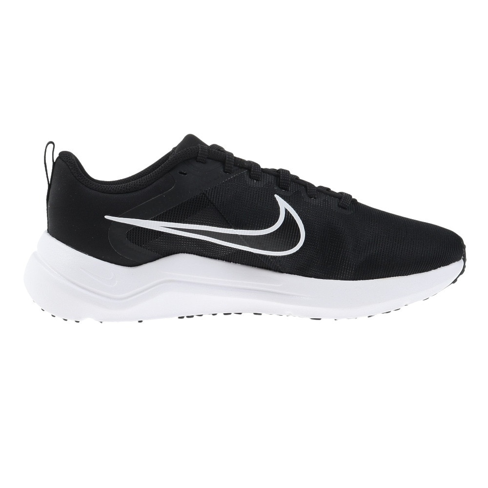 ナイキ（NIKE）（メンズ）ランニングシューズ ダウンシフター 12 4E ブラック ホワイト DM0919-001 スニーカー ジョギング ワイド 幅広 軽量 通気性