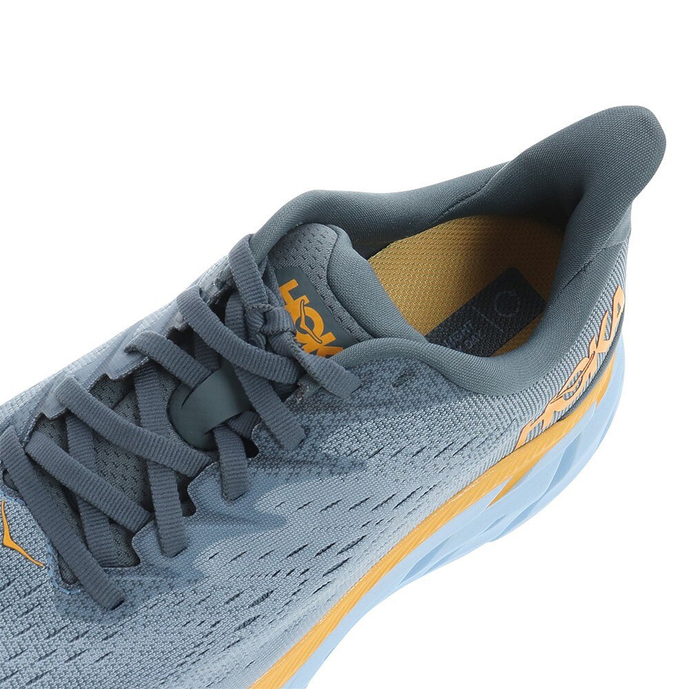 ホカ（HOKA）（メンズ）ランニングシューズ クリフトン 8 ワイド ブルーグレー 1121374-GBMS スニーカー トレーニング ジョギング 軽量