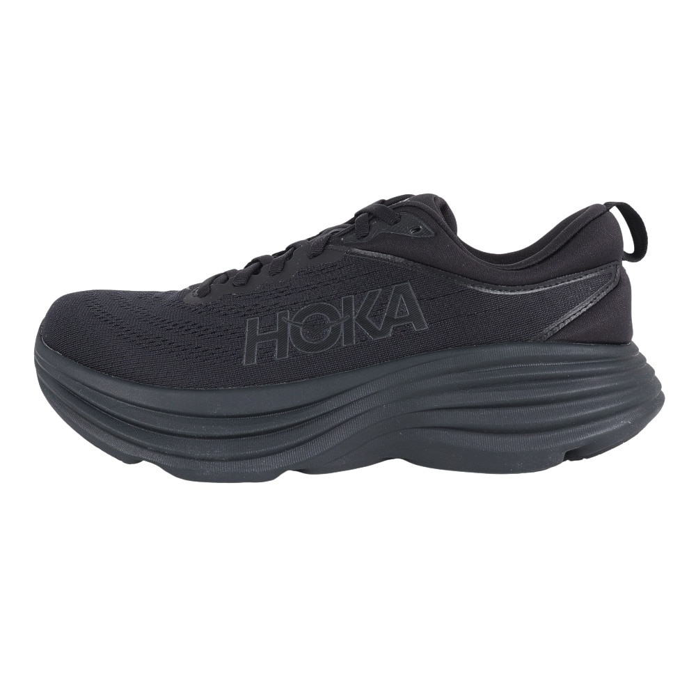 ホカ（HOKA）（メンズ）ランニングシューズ ボンダイ 8 BONDI 8 ブラック 1123202-BBLC スニーカー トレーニング ジョギング ウォーキング