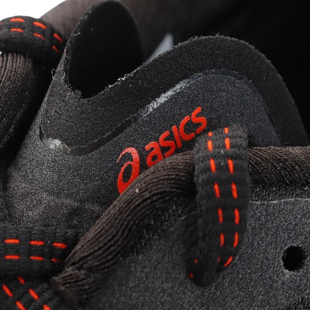 アシックスasics ネオンオレンジ デザイン ラバー pvc レインシューズ