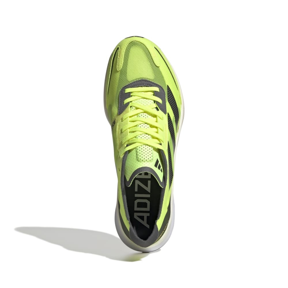 アディダス（adidas）（メンズ）ランニングシューズ アディゼロ ボストン 11 M イエロー GX6650 スニーカー 厚底 プレート ジョギング 軽量 トレーニング 