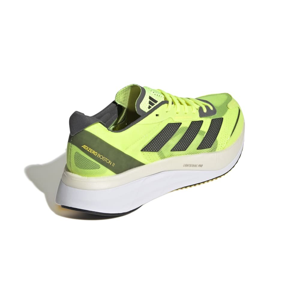 アディダス（adidas）（メンズ）ランニングシューズ アディゼロ ボストン 11 M イエロー GX6650 スニーカー 厚底 プレート ジョギング 軽量 トレーニング ★★★
