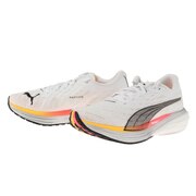プーマ（PUMA）（メンズ）ランニングシューズ ディヴィエイト ニトロ 2 ホワイト 376807 04 スニーカー ジョギング トレーニング 厚底 駅伝 部活 マラソン 