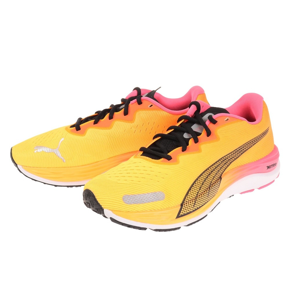 プーマ（PUMA）（メンズ）ベロシティ ニトロ 2 ワイド イエロー 黄色 37747702 メンズ シューズ スニーカー 