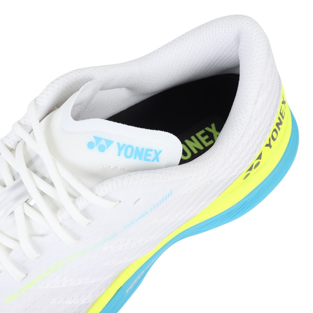 ヨネックス（YONEX）（メンズ）ランニングシューズ セーフラン100X ホワイト SHR100XM-011 スニーカー ジョギング クッション 軽量