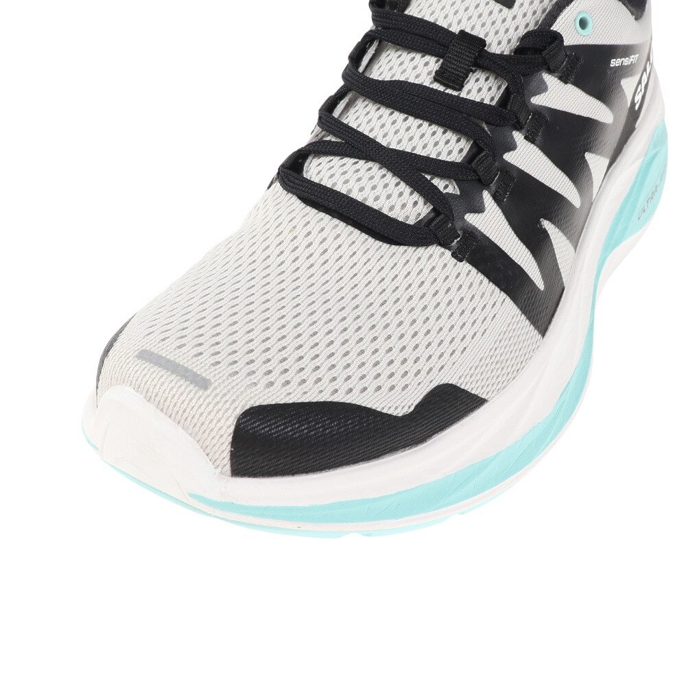 サロモン（SALOMON）（メンズ）ランニングシューズ メンズ 白 グリッドマックス GLIDE MAX ホワイトブラック L41764400 スニーカー ジョギングシューズ 