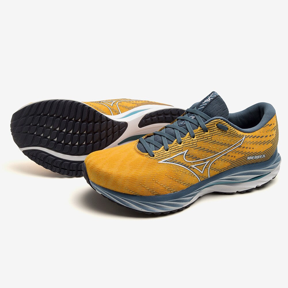ミズノ（MIZUNO）（メンズ）メンズ スニーカー シューズ ウエーブライダー26 SW オレンジ J1GC220407 ★★★