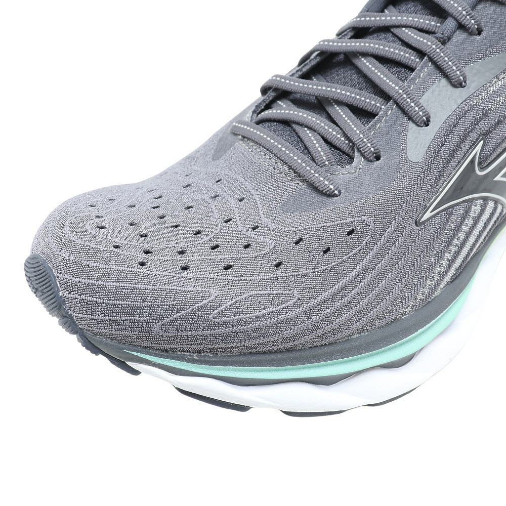 ミズノ（MIZUNO）（メンズ）メンズ シューズ スニーカー ウエーブスカイ6 SW グレーイエロー J1GC221104