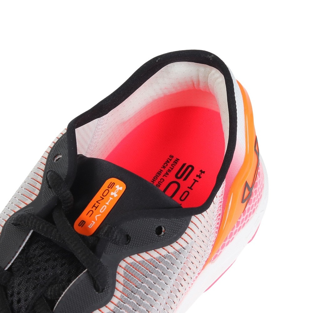 アンダーアーマー(UNDER ARMOUR)(メンズ)ランニングシューズ ホバー ソニック 6 ブリーズ ブラック ホワイト 3026237 001 スニーカー ジョグ ウォーキング