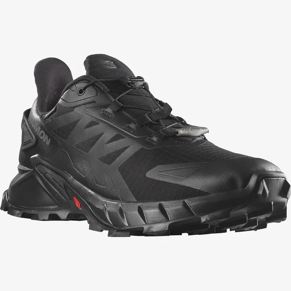 サロモン（SALOMON）（メンズ）ランニングシューズ スーパークロス 4 GORE-TEX ブラック L41731600 スニーカー