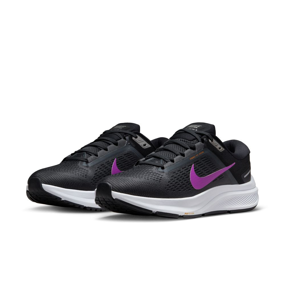 ナイキ（NIKE）（メンズ）ランニングシューズ エア ズーム 24 Air Zoom Structure 24 ブラック DA8535-007 スニーカー ジョギングシューズ | スポーツ用品はスーパースポーツゼビオ