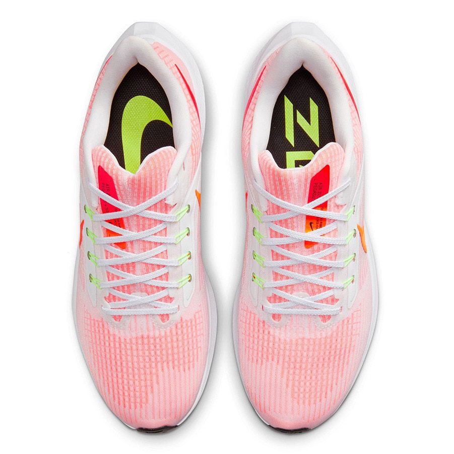 ナイキ ナイキ Nike メンズ ランニングシューズ エア ズーム ペガサス 39 ホワイト ピンク Dh4071 102 スニーカー 厚底 プレート トレーニング 駅伝 部活 スポーツ用品はスーパースポーツゼビオ