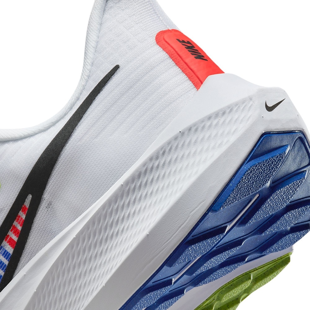 ナイキ（NIKE）（メンズ）ランニングシューズ エア ズーム ペガサス 39 PRM ホワイト DX1627-100 スニーカー 厚底 プレート  ジョギング 駅伝 部活 マラソン