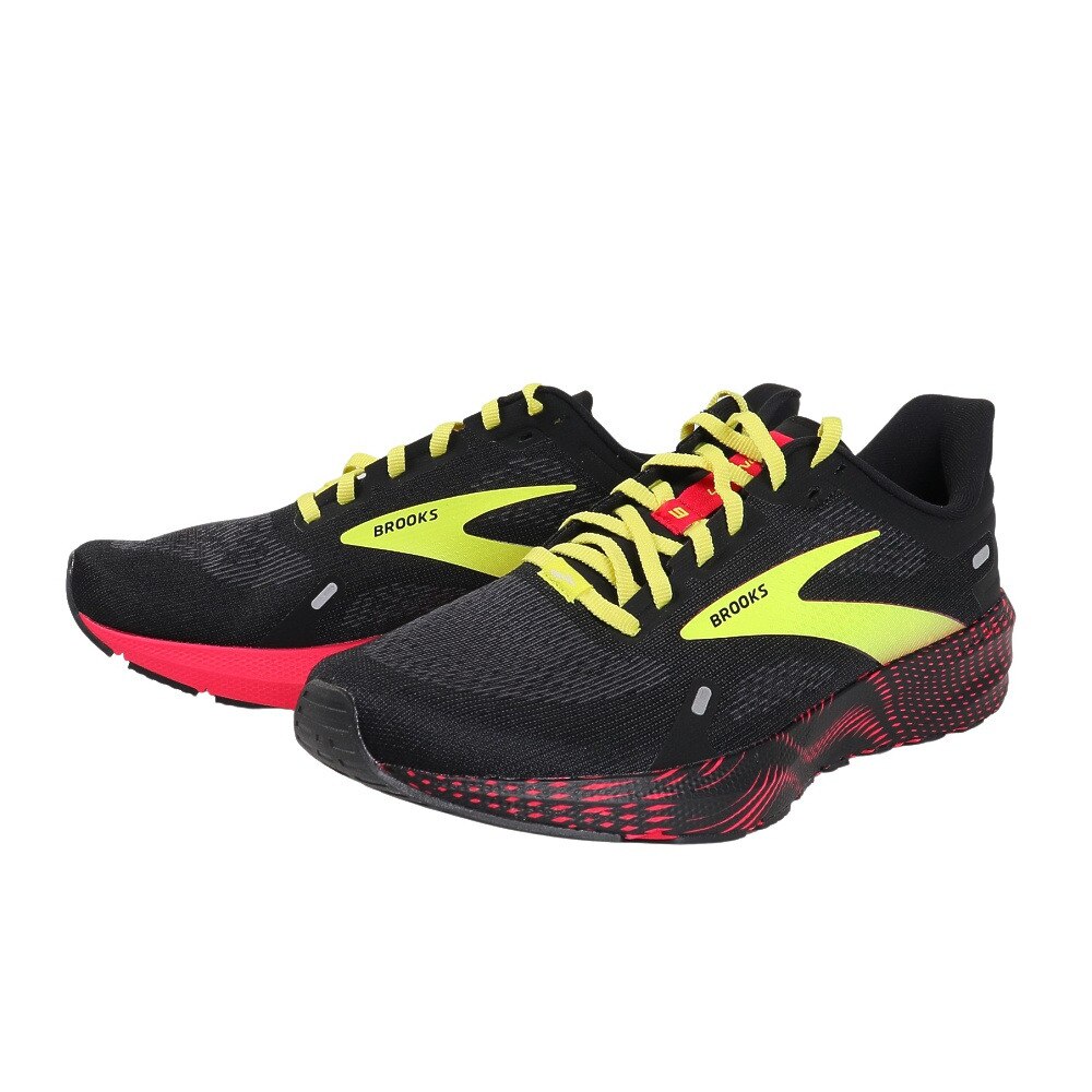 ブルックス｜ブルックス（BROOKS）（メンズ）ランニングシューズ ローンチ9 ブラック BRM3863 BLK/R スニーカー ジョギング