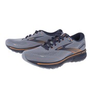 ブルックス（BROOKS）（メンズ）ランニングシューズ ゴースト15 ワイド グレー オレンジ BRM3934 DGRY スニーカー ジョキング スポーツ タウンユース 部活