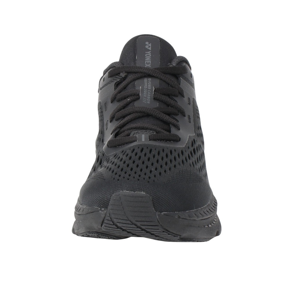 ヨネックス（YONEX）（メンズ）ランニングシューズ セーフラン200X ブラック SHR200XM-007 スニーカー ジョギング クッション 軽量