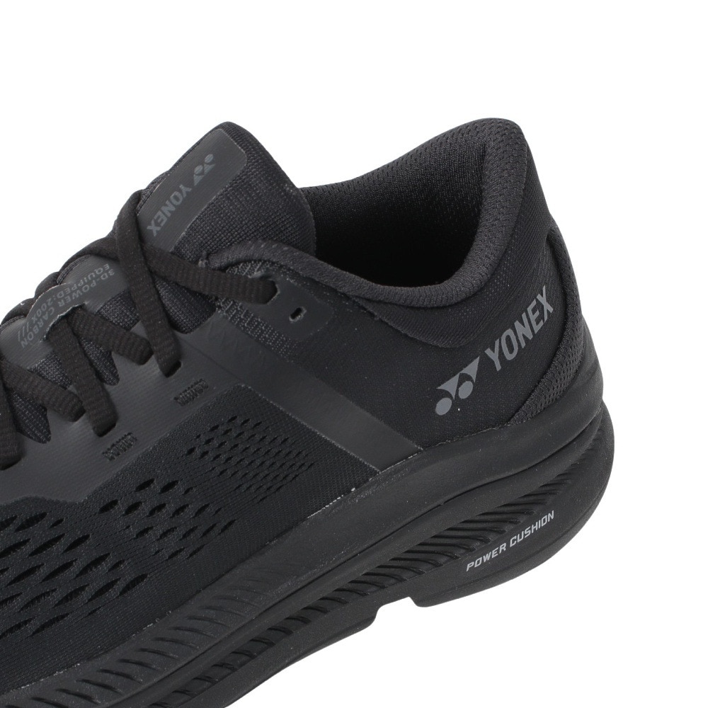 ヨネックス（YONEX）（メンズ）ランニングシューズ セーフラン200X ブラック SHR200XM-007 スニーカー ジョギング クッション 軽量