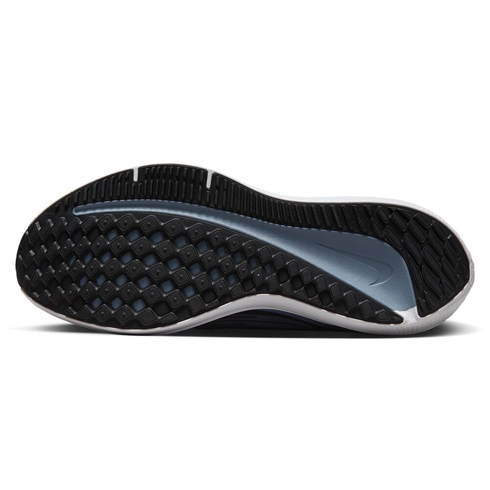 ナイキ（NIKE）（メンズ）ランニングシューズ エア ウィンフロー 9 AIR WINFLO9 ブラック DD6203-008 スニーカー ジョギング 長距離 部活 通勤 通学 シンプル