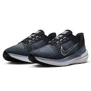 (メンズ)ランニングシューズ エア ウィンフロー 9 AIR WINFLO9 ブラック DD6203-008 スニーカー ジョギング 長距離 部活 通勤 通学 シンプル