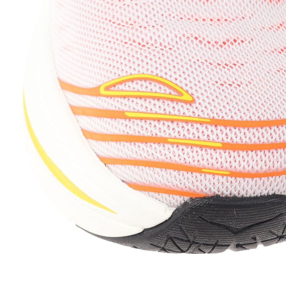 ホカ（HOKA）（メンズ）ランニングシューズ ボンダイX レギュラー ホワイト オレンジ 1113512-BDBF スニーカー トレーニング ジョギング ロード 軽量
