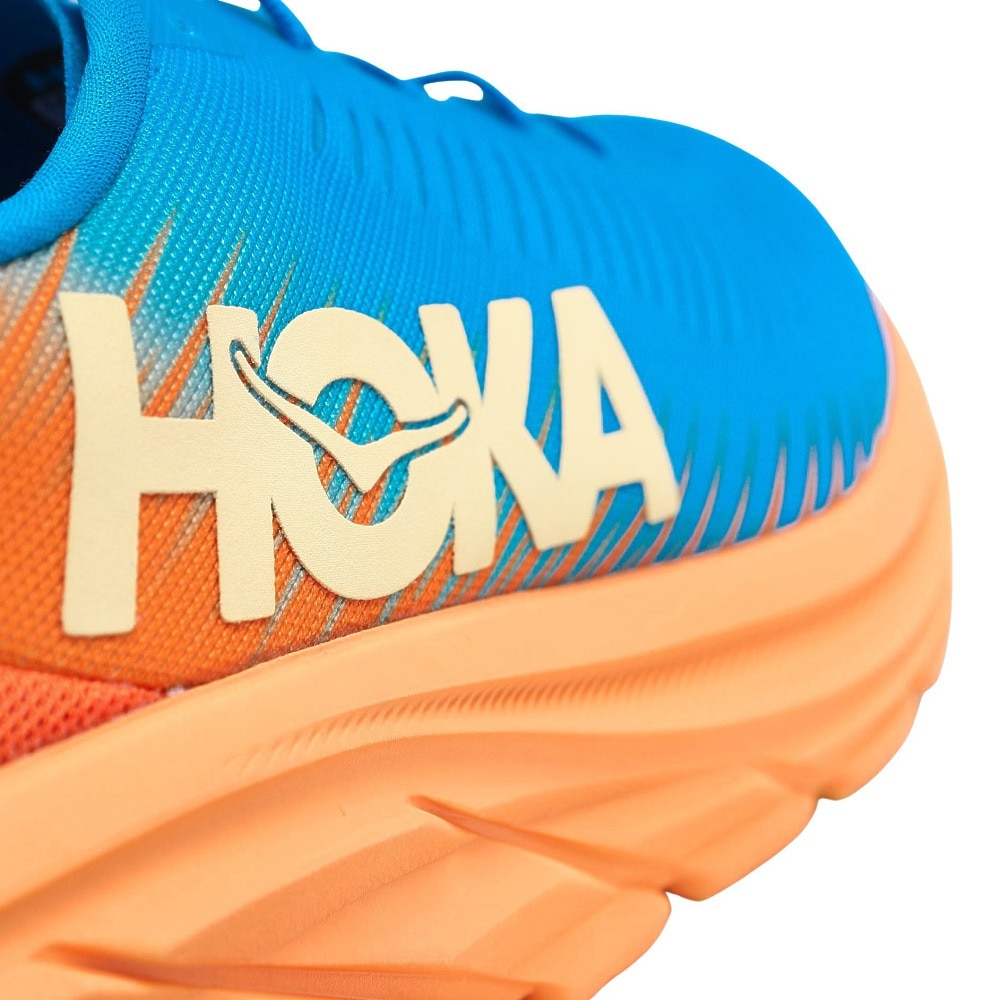 ホカ（HOKA）（メンズ）ランニングシューズ リンコン3 レギュラー ブルー オレンジ 1119395-CSVO スニーカー ジョギング マラソン 厚底 軽量 部活