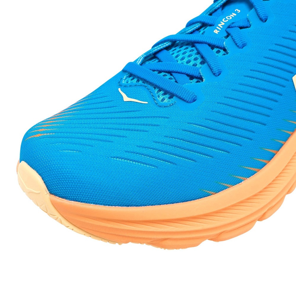 ホカ（HOKA）（メンズ）ランニングシューズ リンコン3 レギュラー ブルー オレンジ 1119395-CSVO スニーカー ジョギング マラソン 厚底 軽量 部活