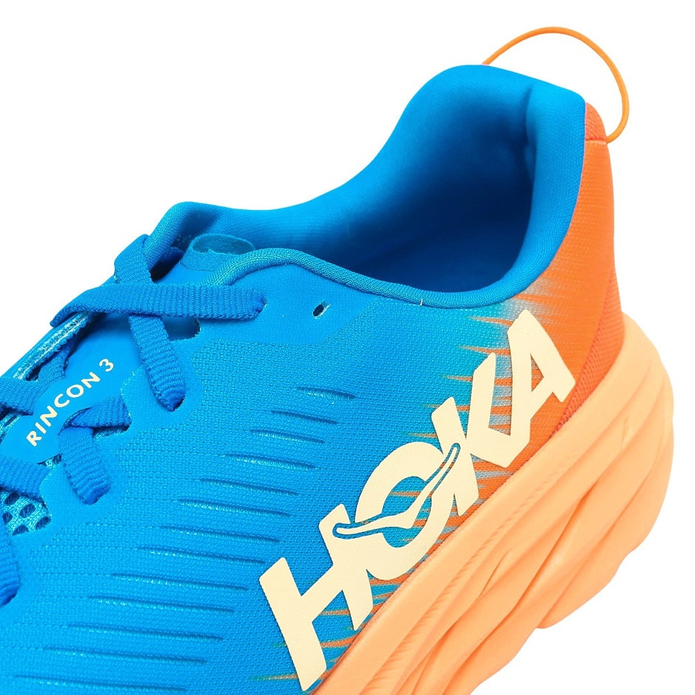 ホカ（HOKA）（メンズ）ランニングシューズ リンコン3 レギュラー ブルー オレンジ 1119395-CSVO スニーカー ジョギング マラソン 厚底 軽量 部活