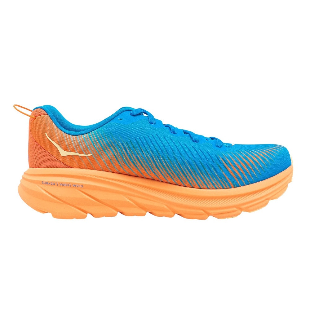 ホカ（HOKA）（メンズ）ランニングシューズ リンコン3 ブルー オレンジ 1119395-CSVO スニーカー ジョギング マラソン 厚底 軽量 部活